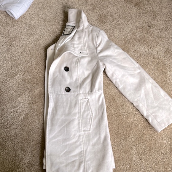 Women’s Medium white pea coat Old Navy - Picture 3 of 4